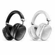 ANC wireless headphones Hoco W35 MAX black and silver