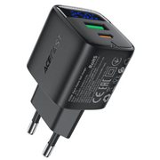 Dual port charger USB-C + USB-A 25W Acefast A114