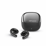 Earphones Hifuture Chromebuds black front view