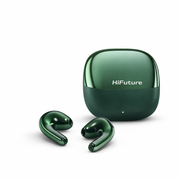 Earphones Hifuture Chromebuds green front view