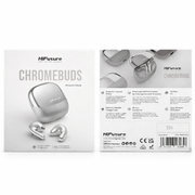 Earphones Hifuture Chromebuds silver 