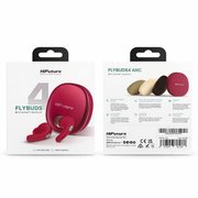 Earphones Hifuture Flybuds4 ANC red 