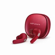 Earphones Hifuture Flybuds4 ANC red front view
