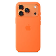 iPhone 17 Pro Silicone Case with MagSafe – Orange