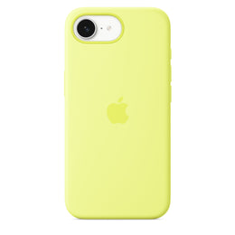 iPhone 16e Silicone Case – Neon Yellow