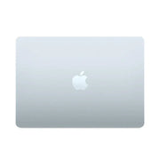 MacBook Air M4 sky blue closed view