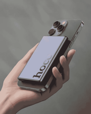 Wireless power bank 5000mAh Hoco Q32 metal gray