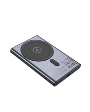 Wireless power bank 5000mAh Hoco Q32 metal gray