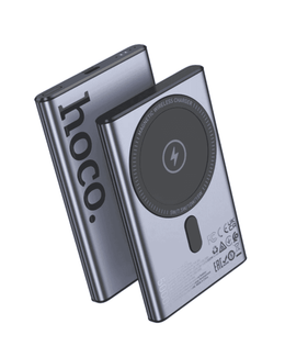 Wireless power bank 5000mAh Hoco Q32 metal gray