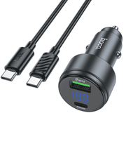 Car charger set 63W hoco Z57B (with 1m USB-C to USB-C cable)