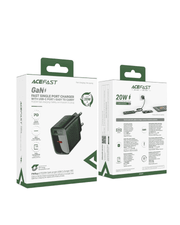 Fast single port charger set with USB-C port 20W Acefast A82