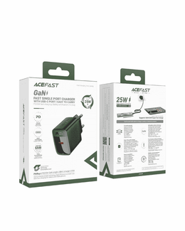 Fast single port charger  with USB-C port 25W Acefast A104
