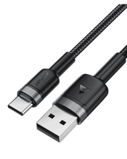 Fast charging USB-A to USB-C cable Acefast C22-04 (black)