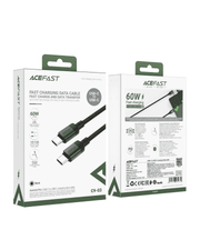 Fast charging USB-C to USB-C cable Acefast C9-03 (black)