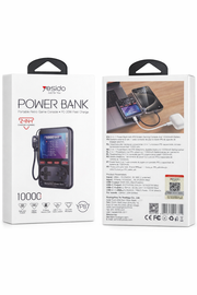 2in1 Wireless power bank 10000mAh and IPS screen gaming console yesido YP87