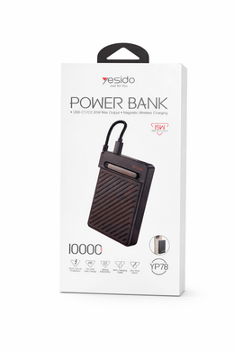 Wireless power bank PD 10000mAh Yesido YP78